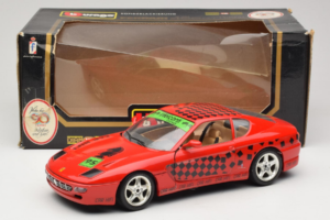 Ferrari 456 GT Interconti Car HiFi Rød Bburago 1:18 3036-D Metal — billede 8 af 8