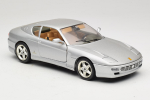 Ferrari 456 GT Sølv Bburago 1:18 3336-S1 Metal — billede 6 af 8