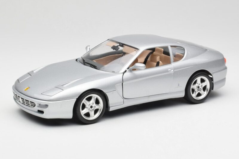 Ferrari 456 GT Sølv Bburago 1:18 3036-M2 Metal