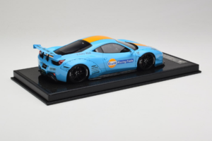Ferrari 458 LB Works Gulf Blue Orange BBA 1:18 REMC033 Resin — billede 3 af 7
