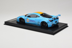 Ferrari 458 LB Works Gulf Blue Orange BBA 1:18 REMC033 Resin — billede 5 af 7