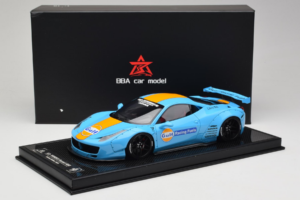 Ferrari 458 LB Works Gulf Blue Orange BBA 1:18 REMC033 Resin — billede 7 af 7