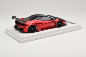 Ferrari 458 Liberty Walk LB-Silhouette WORKS GT Candy Rød IVY 1:18 REMC003 Resin — billede 3 af 6
