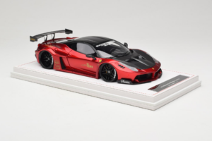 Ferrari 458 Liberty Walk LB-Silhouette WORKS GT Candy Rød IVY 1:18 REMC003 Resin — billede 4 af 6
