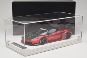 Ferrari 458 Liberty Walk LB-Silhouette WORKS GT Candy Rød IVY 1:18 REMC003 Resin — billede 6 af 6