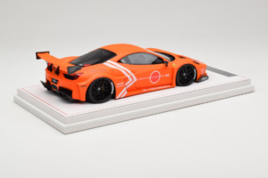 Ferrari 458 Liberty Walk LB-Silhouette WORKS GT Orange IVY 1:18 REMC002 Resin — billede 3 af 6