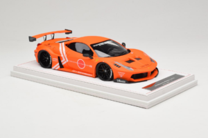 Ferrari 458 Liberty Walk LB-Silhouette WORKS GT Orange IVY 1:18 REMC002 Resin — billede 4 af 6