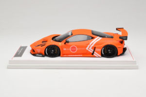 Ferrari 458 Liberty Walk LB-Silhouette WORKS GT Orange IVY 1:18 REMC002 Resin