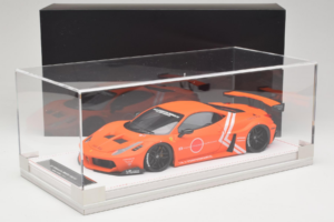 Ferrari 458 Liberty Walk LB-Silhouette WORKS GT Orange IVY 1:18 REMC002 Resin — billede 6 af 6
