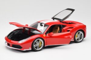 Ferrari 488 GTB Rød Bburago 1:18 18-76102 Metal — billede 2 af 8