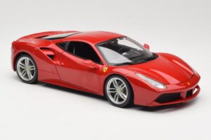 Ferrari 488 GTB Rød Bburago 1:18 18-16008 Metal — billede 6 af 8