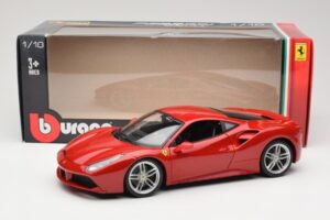 Ferrari 488 GTB Rød Bburago 1:18 18-16008 Metal — billede 8 af 8