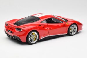 Ferrari 488 GTB Rød Bburago 1:18 18-76102 Metal — billede 3 af 8