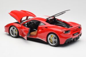 Ferrari 488 GTB Rød Bburago 1:18 18-76102 Metal — billede 5 af 8