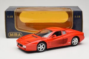 Ferrari 512 TR Rød Mira 1:18 6144 Metal — billede 8 af 8