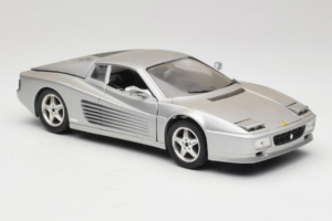 Ferrari 512 TR Sølv Mira 1:18 6178-B1 Metal — billede 6 af 8