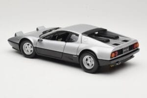 Ferrari 512BB Sølv Kyosho 1:18 08171S Metal — billede 7 af 8