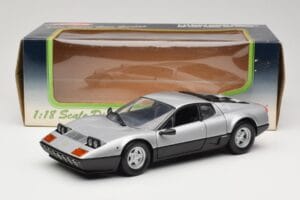 Ferrari 512BB Sølv Kyosho 1:18 08171S Metal — billede 8 af 8