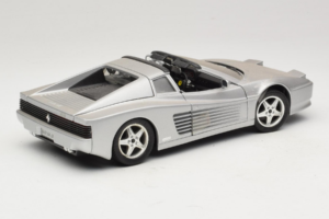 Ferrari 512TR Targa Sølv Mira 1:18 6175 Metal — billede 3 af 8
