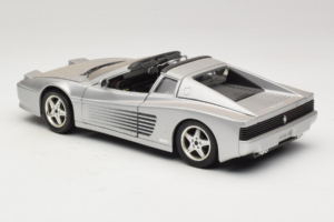 Ferrari 512TR Targa Sølv Mira 1:18 6175 Metal — billede 7 af 8