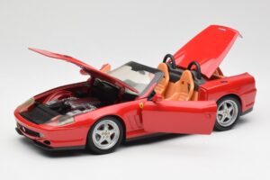 Ferrari 550 Barchetta Pininfarina Rød Bburago 1:18 327660 Metal — billede 2 af 8