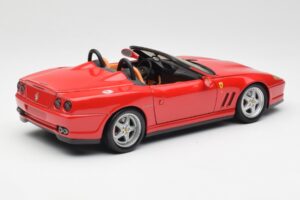 Ferrari 550 Barchetta Pininfarina Rød Bburago 1:18 327660 Metal — billede 3 af 8