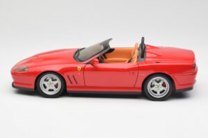 Ferrari 550 Barchetta Pininfarina Rød Bburago 1:18 327660 Metal — billede 4 af 8