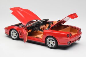 Ferrari 550 Barchetta Pininfarina Rød Bburago 1:18 327660 Metal — billede 5 af 8