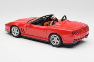 Ferrari 550 Barchetta Pininfarina Rød Bburago 1:18 327660 Metal — billede 7 af 8