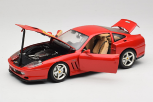 Ferrari 550 Maranello 22 Jahre Ferrari Model Club Rød Bburago 1:18 3064-P2 Metal — billede 2 af 8