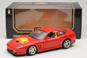 Ferrari 550 Maranello 22 Jahre Ferrari Model Club Rød Bburago 1:18 3064-P2 Metal — billede 8 af 8