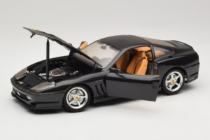 Ferrari 550 Maranello Sort Metallic Bburago 1:18 3344-B1 Metal — billede 2 af 8