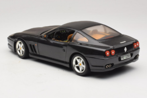 Ferrari 550 Maranello Sort Metallic Bburago 1:18 3344-B1 Metal — billede 7 af 8