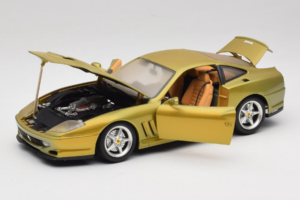 Ferrari 550 Maranello Gold Metallic Braccio & Gotz Bburago 1:18 3044-G1 Metal — billede 2 af 8