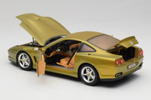 Ferrari 550 Maranello Gold Metallic Braccio & Gotz Bburago 1:18 3044-G1 Metal — billede 5 af 8