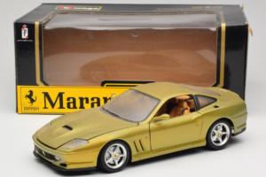 Ferrari 550 Maranello Gold Metallic Braccio & Gotz Bburago 1:18 3044-G1 Metal — billede 8 af 8