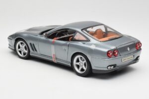 Ferrari 550 Maranello Grå Metallic Maisto 1:18 4839 Metal — billede 5 af 6
