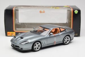 Ferrari 550 Maranello Grå Metallic Maisto 1:18 4839 Metal — billede 6 af 6
