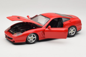 Ferrari 550 Maranello Rød Anson 1:18 3238 Metal — billede 2 af 8