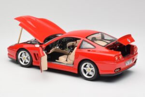 Ferrari 550 Maranello Rød Bburago 1:18 3064 Metal — billede 5 af 8