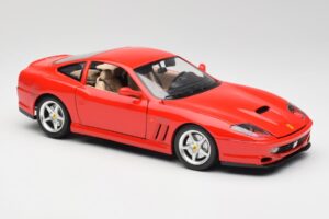 Ferrari 550 Maranello Rød Bburago 1:18 3064 Metal — billede 6 af 8