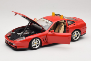 Ferrari 550 Maranello Safety Car Rosso Corsa Bburago 1:18 3064-P1 Metal — billede 2 af 8