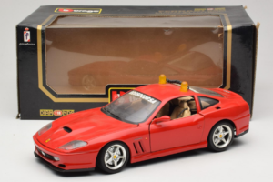 Ferrari 550 Maranello Safety Car Rosso Corsa Bburago 1:18 3064-P1 Metal — billede 8 af 8