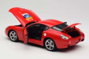 Ferrari 575 GTZ Zagato Rød Hot Wheels 1:18 L2960 Metal — billede 5 af 8