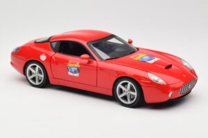 Ferrari 575 GTZ Zagato Rød Hot Wheels 1:18 L2960 Metal — billede 6 af 8