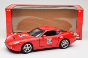 Ferrari 575 GTZ Zagato Rød Hot Wheels 1:18 L2960 Metal — billede 8 af 8
