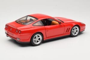 Ferrari 575M Maranello Rød Hot Wheels 1:18 54937 Metal — billede 3 af 8