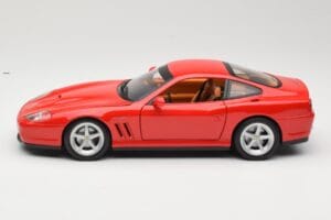 Ferrari 575M Maranello Rød Hot Wheels 1:18 54937 Metal — billede 4 af 8