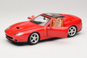Ferrari 575M Superamerica Rød Hot Wheels 1:18 J2858 Metal — billede 2 af 8