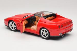 Ferrari 575M Superamerica Rød Hot Wheels 1:18 J2858 Metal — billede 5 af 8